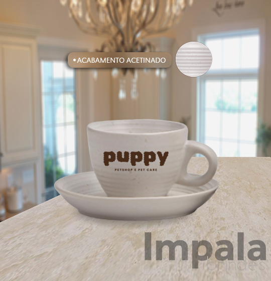 Xícara com Pires Grace 90ml